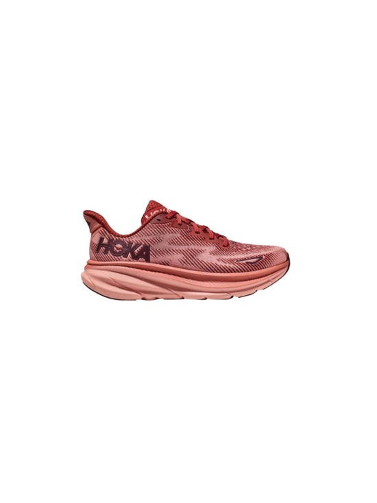 Hoka One One Shoes - HOKA One One Clifton 9 Women’s Size 9B US Brick Red Running Shoes 1127896 RERT